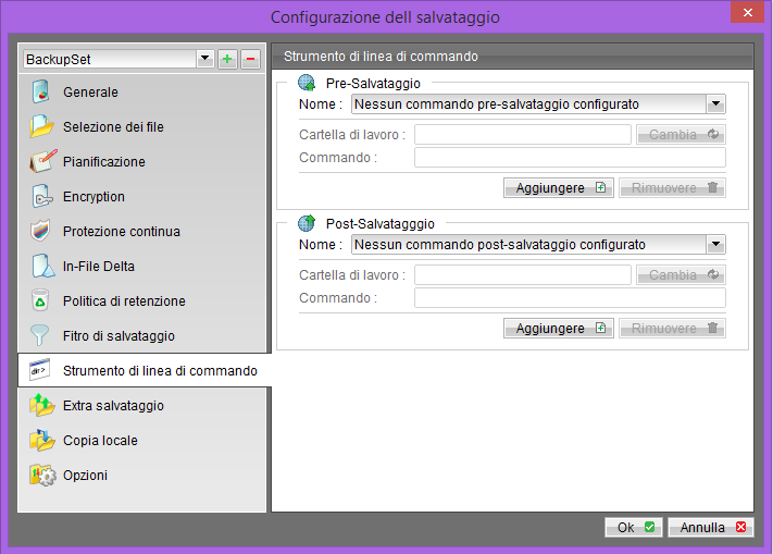 img configurazione salvataggio